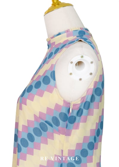 彩虹波點跳格子午後洋裝8