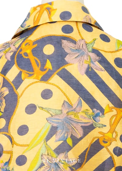 紫花點點麻花繩短袖上衣11