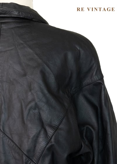 必備單品 - 率性廓形束腰皮外套14