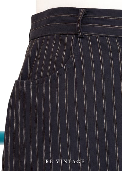 俐落の金花蕾絲拼貼線條及膝裙（27"）7