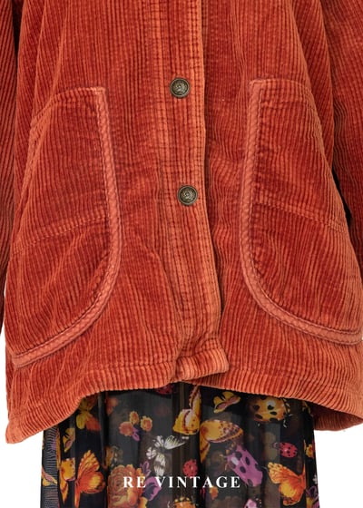 午後陽光燈芯絨外套2