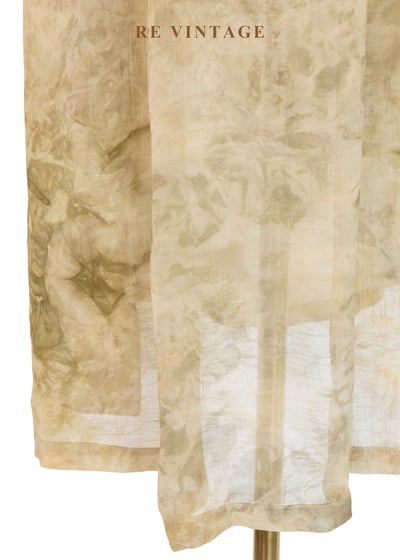 黃棕色霧氣自然暈染長裙（22-28"）6