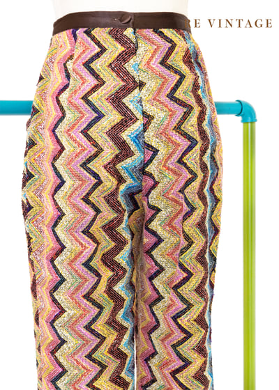 Gogosister Chevron 超美高腰直筒褲（～24"）8