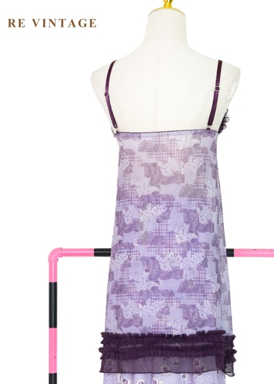 午夜的紫色華爾滋Paisley拼接細肩帶背心10