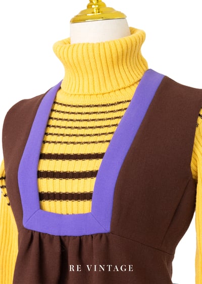 Bumblebee 線條高領針織毛衣8