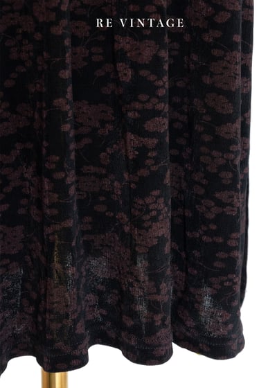 酒紅夏夜暗花貼身洋裝11