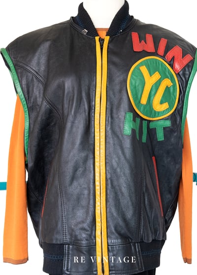 Homerun帥氣の皮革背心 （羊皮）16