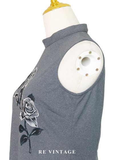 老底片玫瑰花影背心8