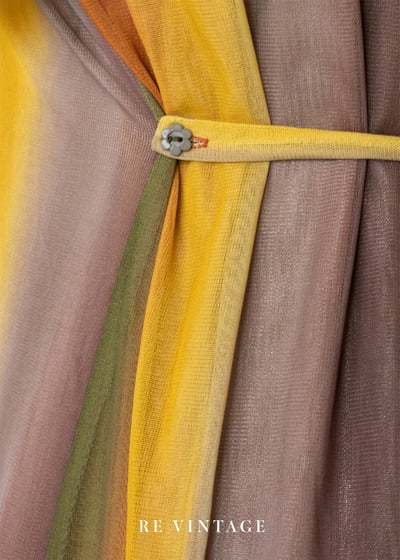 大地與火的漸層能量長洋裝10