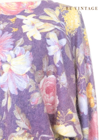 Purple Orchid 花朵盛開毛衣13