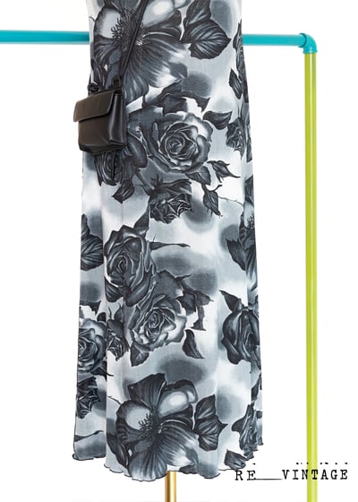 黑暗玫瑰夏日彈性長洋裝4