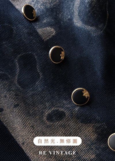 潑墨暈染排釦唯美長洋裝15