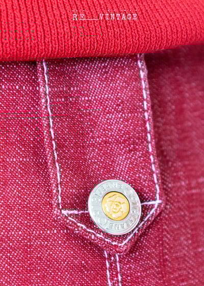 亞麻紅可愛短裙6