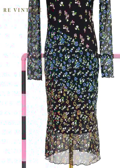 Bloom in Haze 色彩斑斕碎花洋裝4