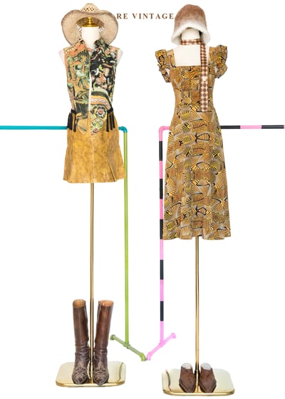 義大利製 - 中世紀滿版壁畫流蘇背心2