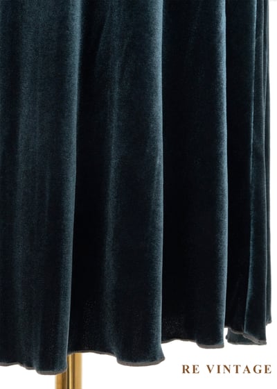 套裝組合 -深湖水綠壓褶絨布美裙（20-28"）8