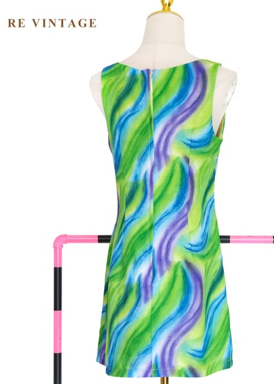 夏日維他命 - 流動撞色迷你洋裝8
