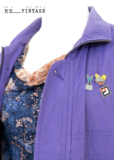 Vivid Purple輕薄的夾克外套3