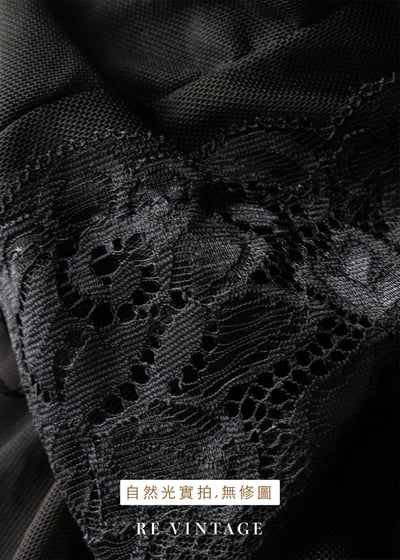 黑系蕾絲網紗透膚細肩帶背心16