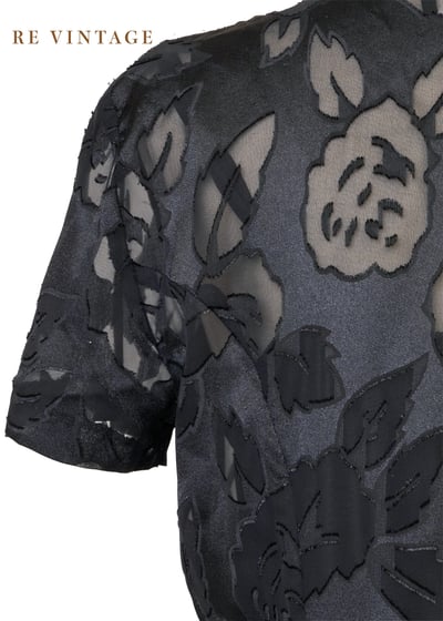 美國製 - 夜色盛開花園照山洋裝12