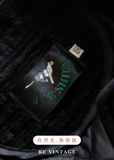 藍黑色森林年輪燈芯絨夾克外套18