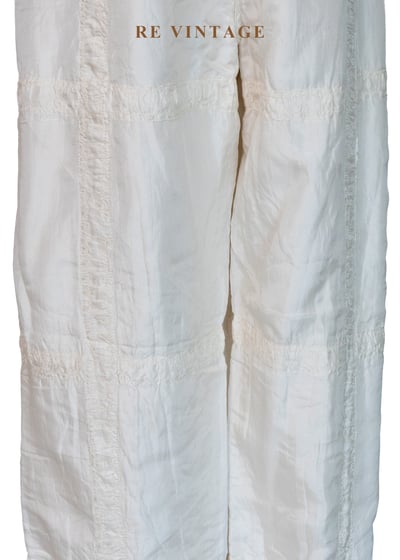 『歐洲寶物』雲朵呼吸 - 皺摺格紋時髦長褲（27"）7