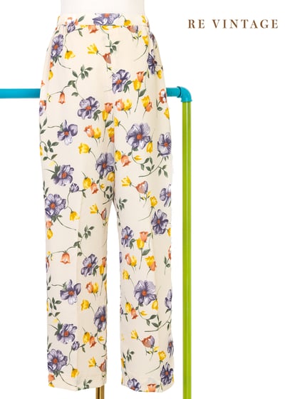 花香午後高腰直筒九分褲（26-28"）7