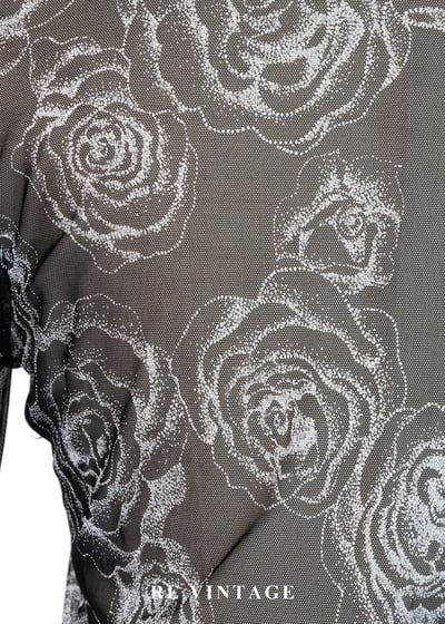 黑霧白玫瑰透膚上衣7