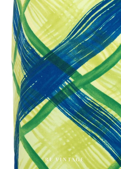 Green Flash 蠟筆菱格紋美裙（~28"）7