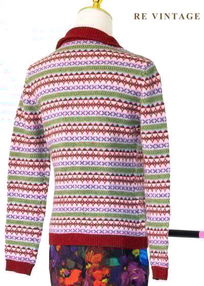 莓紅針織序曲針織外套9