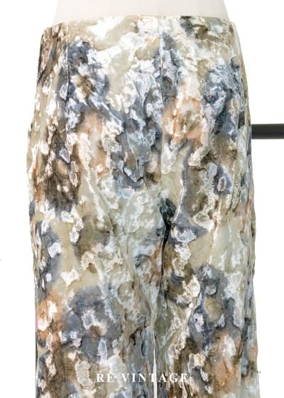 套裝褲子 - 礦石橫切面燒絨絨布美褲（27"）10