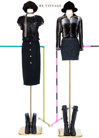 銀黑虎斑絨布長袖上衣2