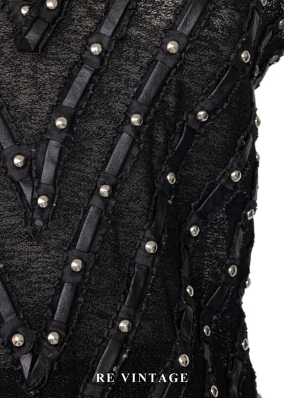 銀光微光脈絡黑系背心8