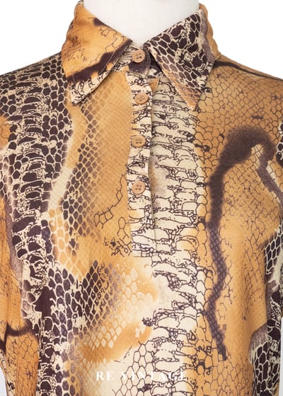 冷豔危險感蟒蛇紋上衣3