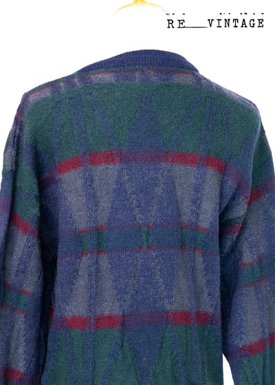 聖誕森林交叉菱格針織毛衣5