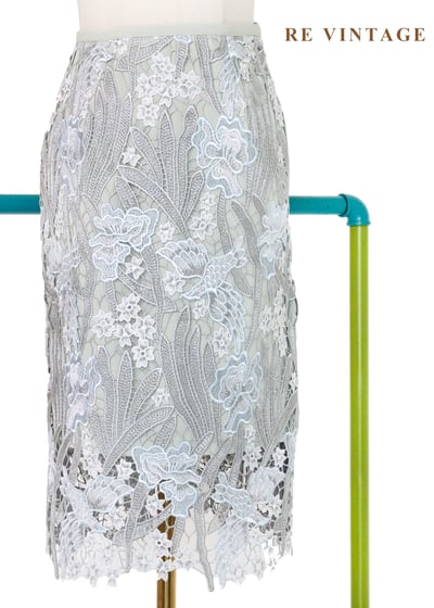 藍灰微光秘密花園及膝裙（～26"）8