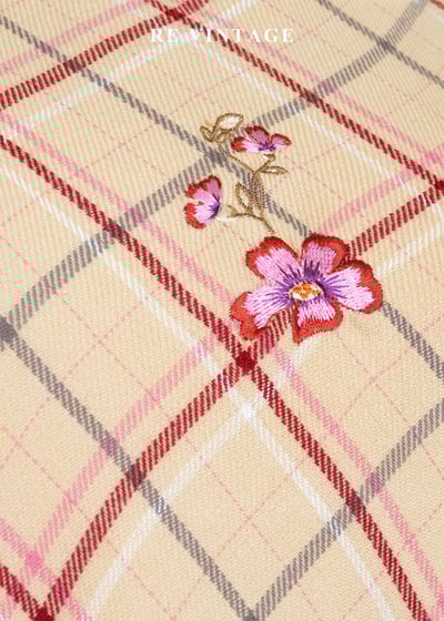 香草奶油草莓糖霜毛呢洋裝8