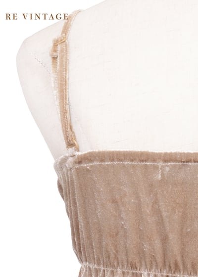 閃耀月光蕾絲絨布背心10