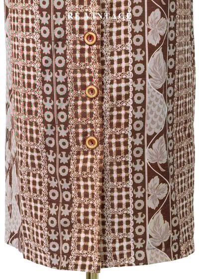 圖騰密語異國風情排釦長裙（27-30"）6