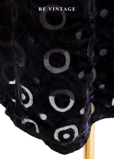 圓的哲學 - 紫光絨布長洋裝10