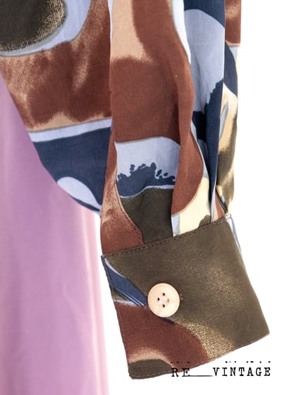 藍紫色水墨藝術長袖襯衫8