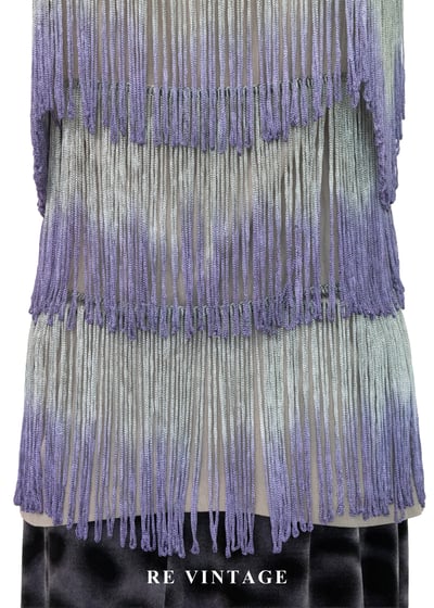 Jazz Age 迷霧漸層紫流蘇背心7