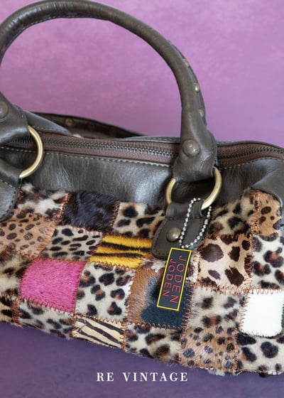 動物野性拼貼怪可愛手提包2