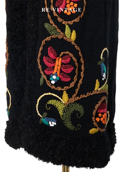 繁花盛開的邊境長版背心罩衫10