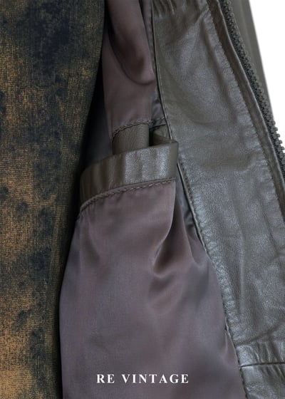 末日荒遠的率性皮革外套10