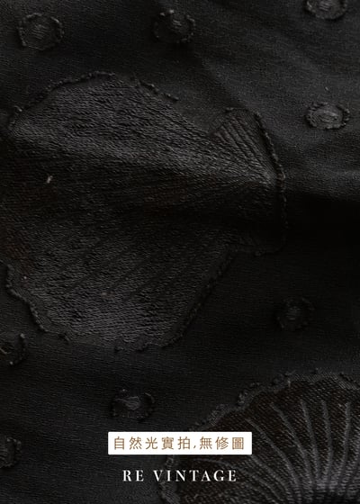 貝殼黑紗珠珠蝴蝶結細肩帶洋裝17