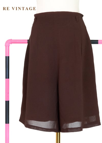 質感單品 沉睡的黑森林雪紡高腰短褲（29"）7