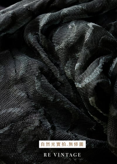 綠黑色波紋透膚美美長裙（23-30"）14