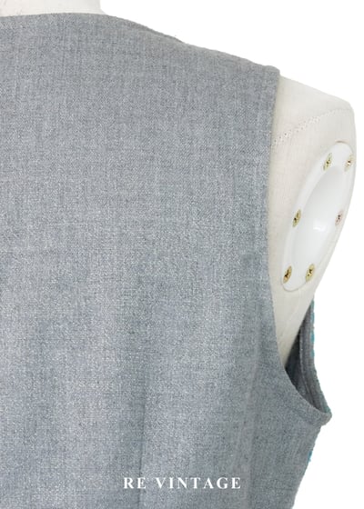 繁花詩篇 - 湖水藍精緻蕾絲背心10