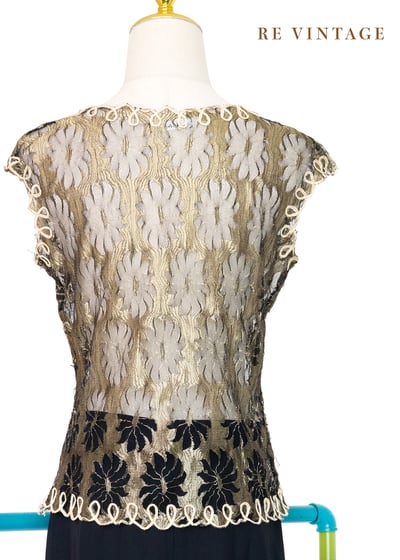 巴洛克の金色夜曲透膚背心9